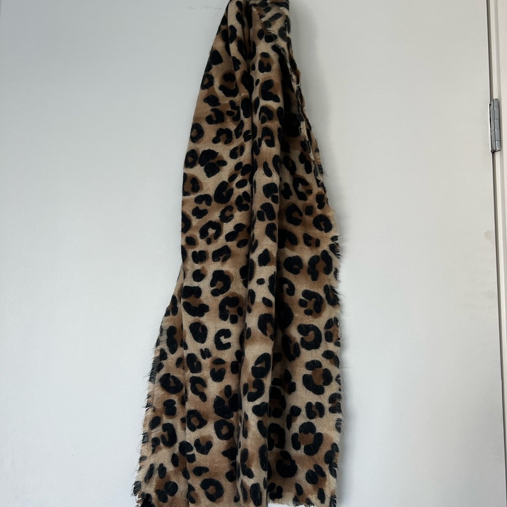 Cheetah print scarf